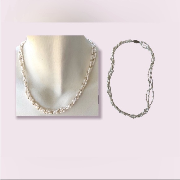 Pearl Necklace Lot Mixed Vintage Jewelry - Picture 6 of 10